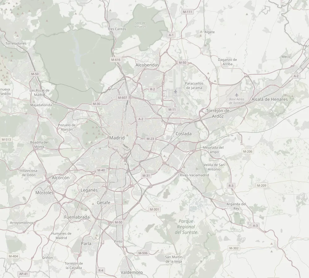Mapa de la zona donde trabaja Reformacal